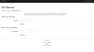
                            10. Forgotten password - moodlecc.vit.ac.in