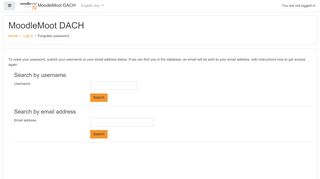 
                            1. Forgotten password - MoodleMoot DACH