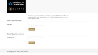 
                            5. Forgotten password - ucbachelor.ducere.edu.au