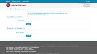 
                            1. Forgotten password - unifortunato.it