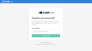 
                            7. Forgotten your password? - Login | 34SP.com Control Panel