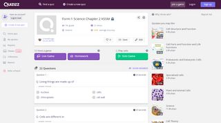 
                            6. Form 1 Science Chapter 2 KSSM Quiz - Quizizz