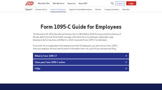 
                            7. Form 1095-C Guide for Employees | Contact Us - ADP