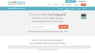 
                            8. Form 990-N (e-Postcard) Online | E-file 990-N in 3-Steps ...