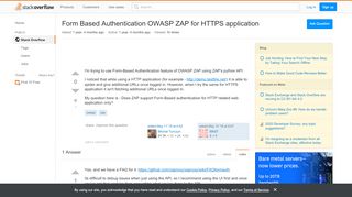 
                            7. Form Based Authentication OWASP ZAP for HTTPS application ...
