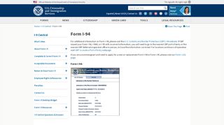 
                            5. Form I-94 | USCIS