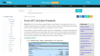 
                            7. Form VAT 24 (Uttar Pradesh) - …