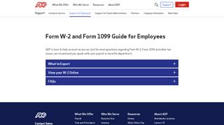 
                            2. Form W-2 and Form 1099 Guide for Employees - ADP