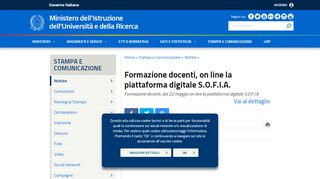 
                            2. Formazione docenti, on line la piattaforma digitale SOFIA - Miur