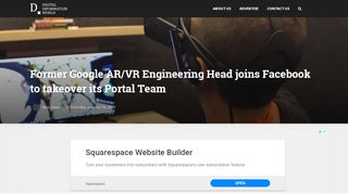 
                            8. Former Google AR/VR Engineering Head joins Facebook to takeover ...