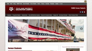 
                            9. Former Students Homepage - Texas A&M Galveston