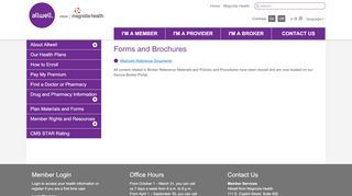 
                            8. Forms and Brochures | Allwell from Magnolia Health