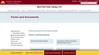 
                            8. Forms and Documents | Boynton Health