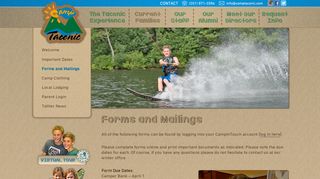 
                            7. Forms and Mailings | Camp Taconic