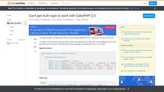 
                            3. forms - Can't get Auth login to work with CakePHP …