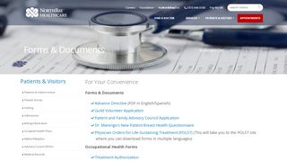 
                            6. Forms & Documents - NorthBay Healthcare