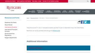 
                            6. Forms for International Students | Rutgers