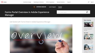 
                            1. Forms Portal Overview in Adobe Experience Manager | Adobe Learn ...