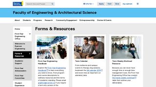 
                            8. Forms & Resources - Faculty of Engineering ... - Ryerson University