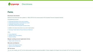 
                            7. Forms - St.George Directshares