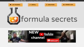 
                            1. Formula Secrets