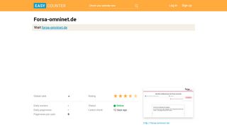 
                            9. Forsa-omninet.de: forsa.omninet: Login - Easy …