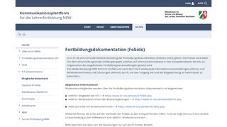 
                            5. Fortbildungsdokumentation (Fobido) - …