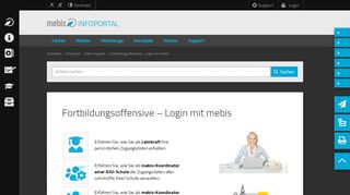 
                            4. Fortbildungsoffensive – Login mit mebis - mebis