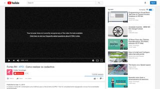 
                            9. Fortes RH - #PDI : Como realizar os cadastros - YouTube