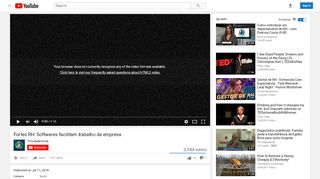 
                            8. Fortes RH: Softwares facilitam trabalho da empresa - YouTube
