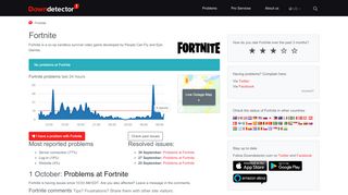 
                            2. Fortnite down? Current problems and outages | Downdetector