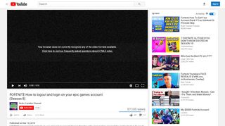 
                            6. FORTNITE How to logout and login on your epic games ...