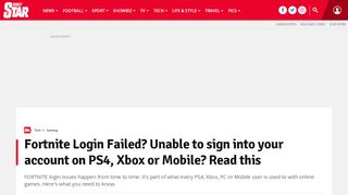 
                            9. Fortnite Login Failed? Unable to sign into your account on ...