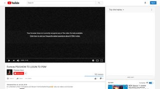 
                            6. Fortnite PS4 |HOW TO LOGIN TO PSN! - YouTube