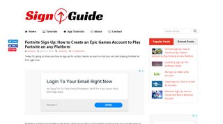 
                            5. Fortnite Sign Up: How to Create an Epic Games …