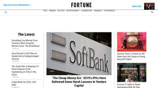 
                            3. Fortune - Fortune 500 Daily & Breaking Business News