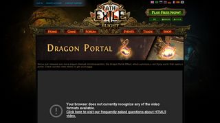 
                            1. Forum - Announcements - The Dragon Portal Effect - Path of Exile