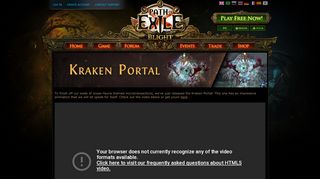 
                            1. Forum - Announcements - The Kraken Portal Effect - Path of Exile