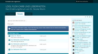 
                            9. Forum - LOGI, FLEXI-CARB, FLEXI-DIÄT und …