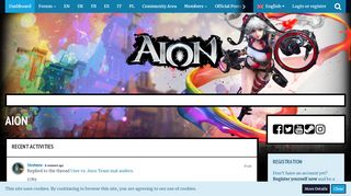 
                            3. forum.aion.gameforge.com - Dashboard - Aion