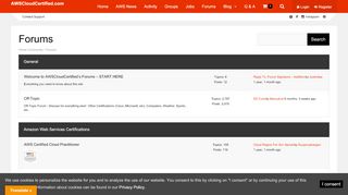 
                            6. Forums Archive - AWS Cloud Certified