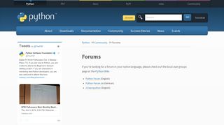 
                            2. Forums | Python.org