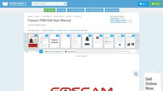 
                            11. FOSCAM FI8910W USER MANUAL Pdf Download.