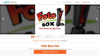 
                            6. Foto Box Live - Photo Booth Rental Tampa, FL | GigMasters