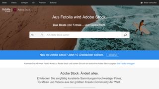 
                            3. Fotolia - einloggen und auf Millionen von Stockfotos ...