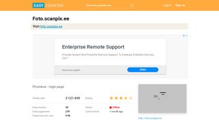 
                            9. Foto.scanpix.ee: Photobox - login page