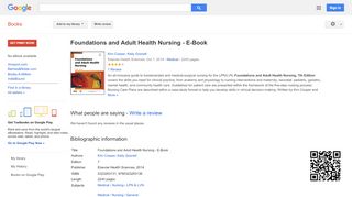 
                            7. Foundations and Adult Health Nursing - E-Book