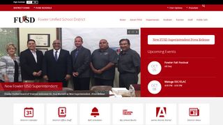 
                            9. Fowler Unified School District / Homepage
