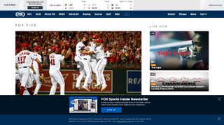 
                            1. FOX Sports: Home - Sports News, Scores, Schedules, and Videos