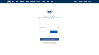 
                            10. FOX Sports - Sign In or Create an Account on FOX Sports